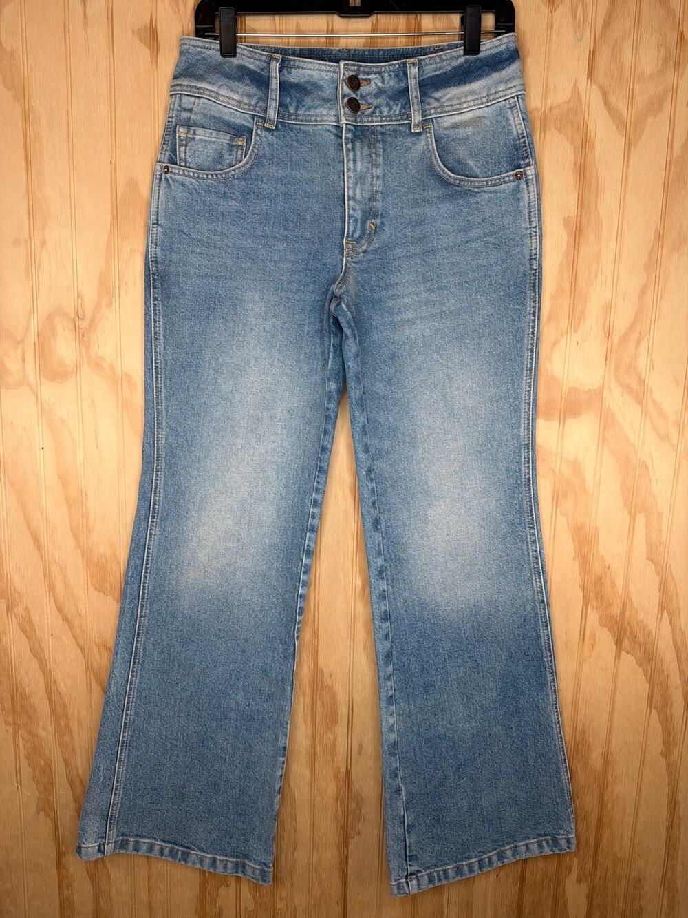 We The Free Free People Relaxed Baggy Bootcut Jeans Size 26 Y2K Boho Western